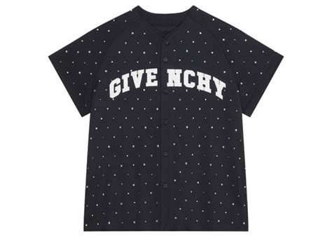 givenchy baseball jersey|Givenchy Mesh With Studs College Baseball Jersey Black .